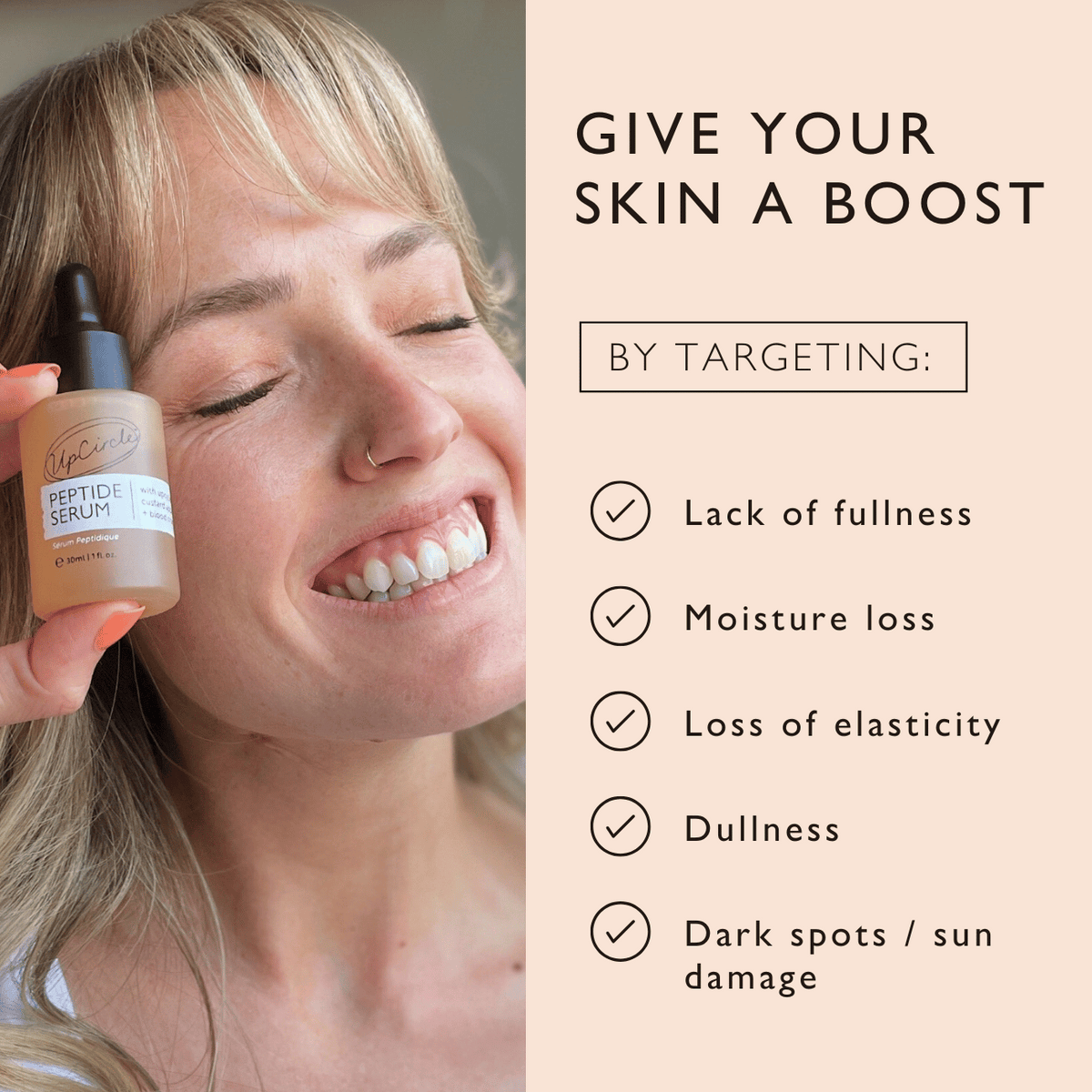 Peptide Serum with Custard Apple + Blood Orange - Travel Size