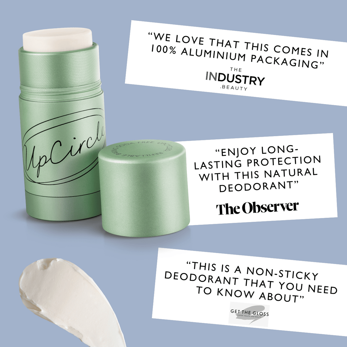 Refillable Deodorant with Macadamia + Bergamot