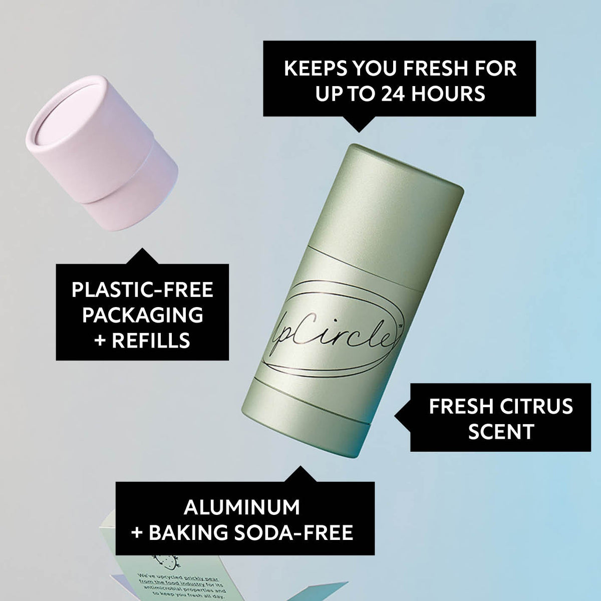 3x Deodorant Refills with Macadamia + Bergamot